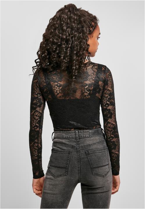 Image du produit Urban Classics Ladies Lace Longsleeve Body (XXL)