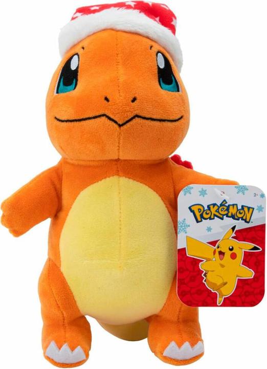 Image du produit Jazwares Pokémon peluche Salamèche Bonnet de Noël 20 cm (20 cm)