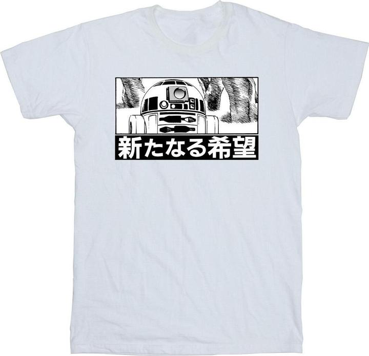 Immagine prodotto Star Wars R2D2 Japanese Maglietta Uomo (XL)