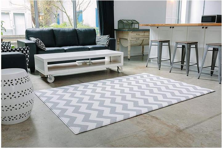 Actual product image Dwinguler Zig Zag Grey (Slim) (180 x 140 cm)