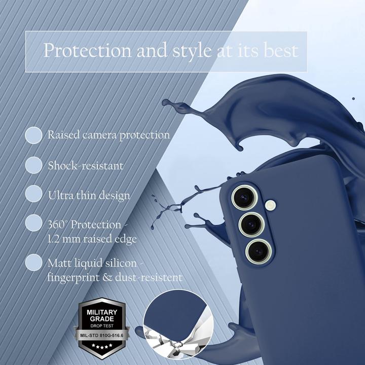 Image du produit Cadorabo Coque pour Samsung Galaxy S24 FE TPU Liquid Silicone Case (Samsung Galaxy S24 FE)