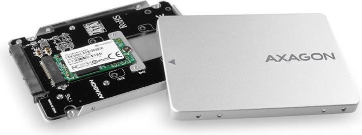 Image du produit Axagon RSS-M2SD Boîtier pour SSD M.2 SATA jusqu'à 2280 - Aluminium (M.2 2280)