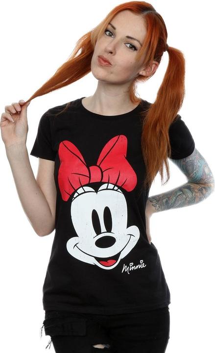 Immagine prodotto Disney Minnie Mouse Distressed Face Maglietta Donna (XS)