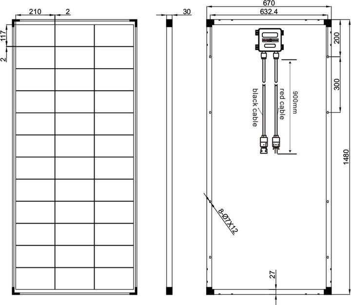 Produktbild Enjoy solar Solarmodul (200 W, 10.90 kg)