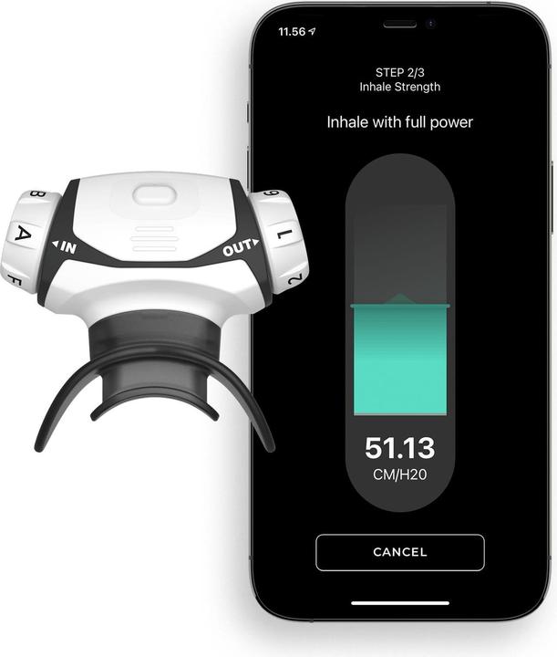 Actual product image Airofit Breathing Trainer Pro 2.0