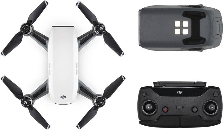 Immagine prodotto DJI Spark Alpine White con batteria supplementare e telecomando