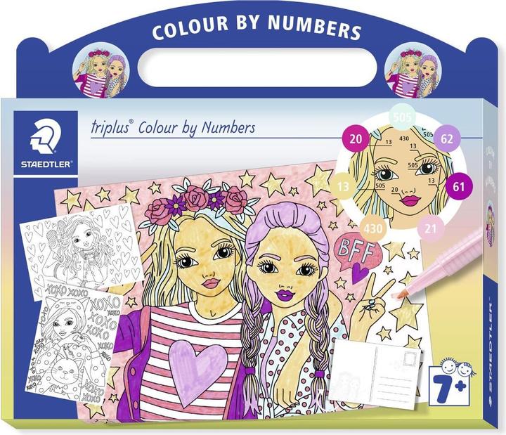 Image du produit Staedtler Kit de peinture triplus "Peinture par numéros Fashion
