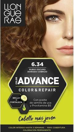Llongueras COLOR ADVANCE #6,4 cobrizo oscuro (6.4)