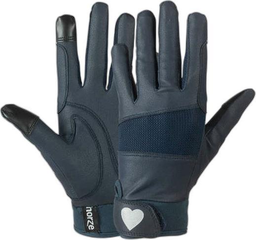 Horze Handschuhe mit glitzerndem Herzaufdruck Kind (6)