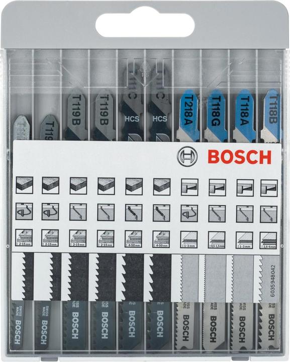 Productafbeelding Bosch Professional Zubehör Set decoupeerzaagbladen