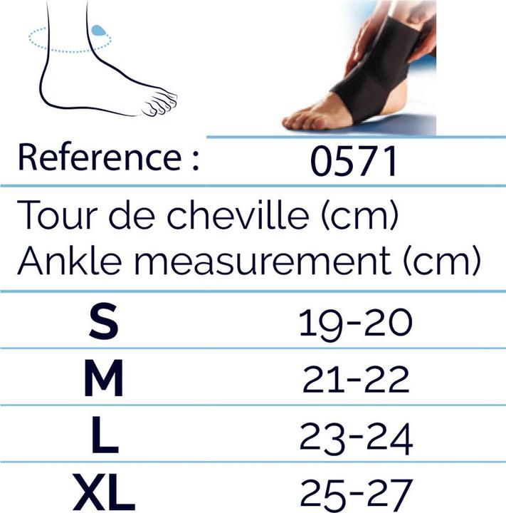 Image du produit Thuasne Chevillère néoprène Basic (S)