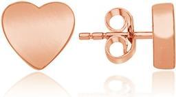 Produktbild Brilio Silver - Bronze minimalist heart earrings LME0818R
