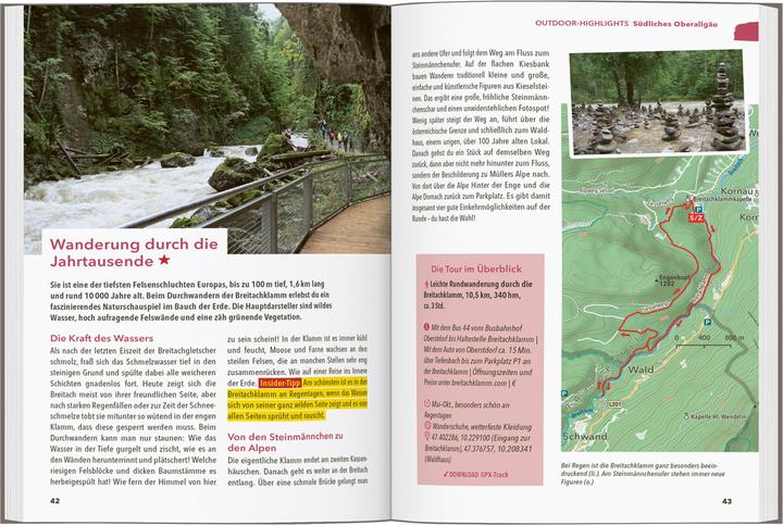 Produktbild OUTDOOR GUIDE Reiseführer Allgäu (Deutsch, Barbara Kettl-Römer, 2024)