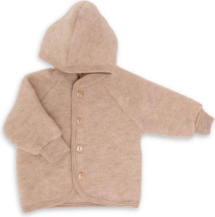 Immagine prodotto Engel Giacca con cappuccio per bambini con bottoni in legno (62, 63, 64, 65, 66, 68)