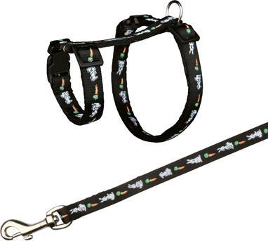 Actual product image Trixie Harness with leash for rabbit with bunny pattern (Dog, General)