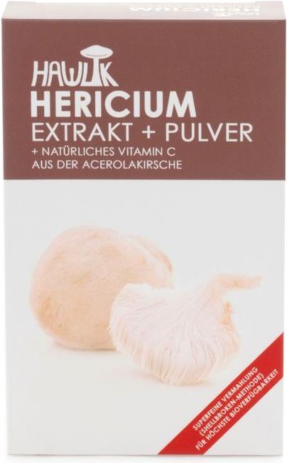 Hawlik Hericium Extrakt + Pulver Kapsel (60 Stück, Kapseln, 58 g)