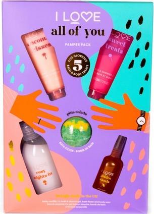 Produktbild I Love All of You Pamper Pack 5 Stk (Körperpflegeset)