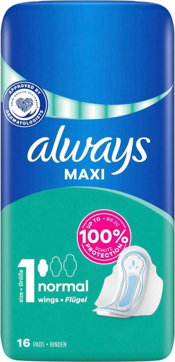 Actual product image Always Maxi (16 x, Sanitary pads)