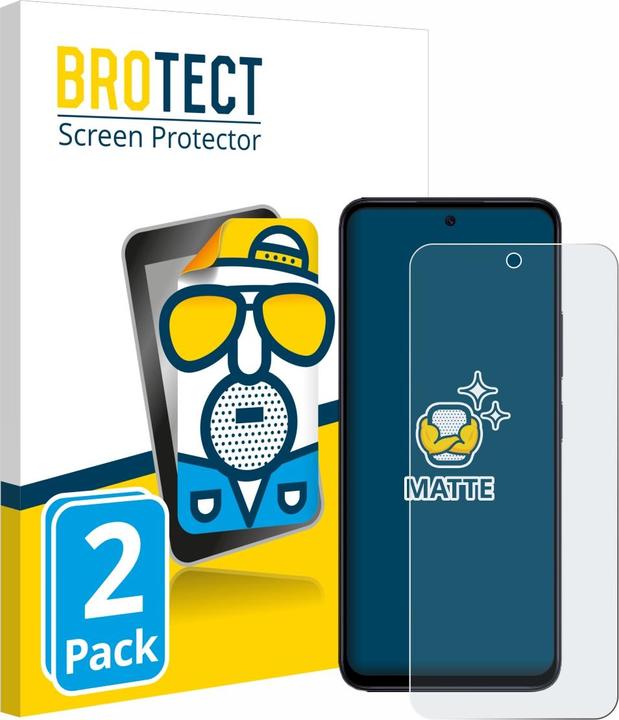Productafbeelding BROTECT Antireflecterende schermbeschermer mat (2 Stuk, Xiaomi Redmi 12)