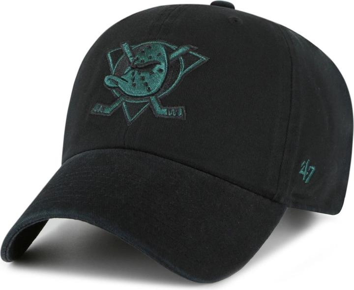 47 Brand Adjustable Cap - Clean Up Anaheim Ducks Schwarz
