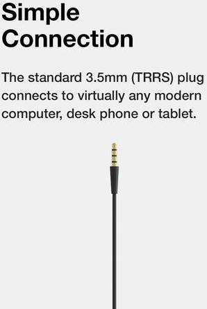 Produktbild Koss CS200i Communication Headsets, On-Ear, Wired, Microphone, Black (ANC, Kabelgebunden)