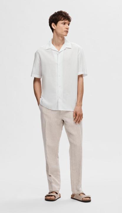 Actual product image Slhrelaxnew-Linen Shirt Ss Resort (XXL)