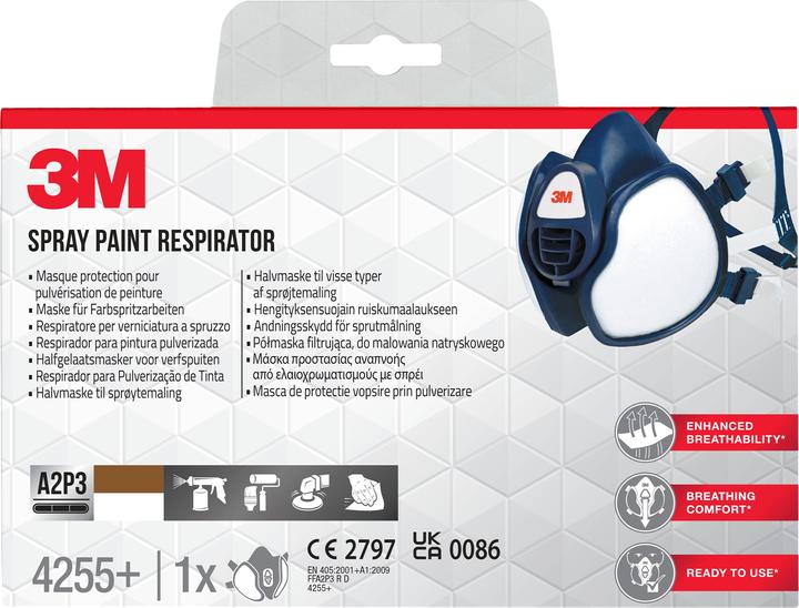 Immagine prodotto 3M Maschera spray per verniciatura 4255+ (A2P3, 1 x)