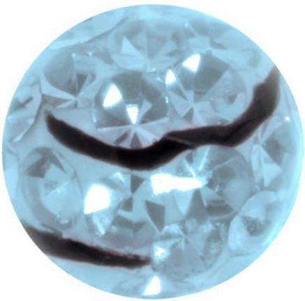 Produktbild Bijouteria Piercingverschluss (Kristall, Chirurgenstahl 316L, Epoxiharz)