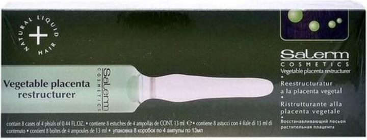 Actual product image Salerm VEGETABLE PLACENTA restructurer 32 x 13 ml (13 ml)
