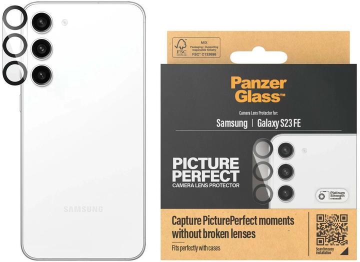 Actual product image PanzerGlass PicturePerfect Camera Lens Protector (1 Piece, Samsung Galaxy S23+)