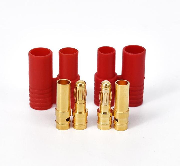 Image du produit Swaytronic Système de connecteurs LiPo HXT 3,5 mm plaqué or 5 paires