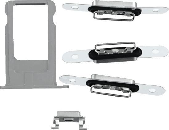 Produktbild OEM Ersatz iPhone 6s Plus Rückseite grau, ohne Logo (IPhone 6S Plus)