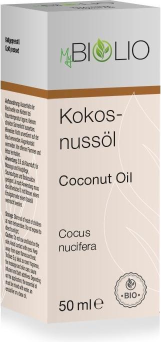 Produktbild MyBiolio Kokosnussöl (Körperöl, 50 ml)