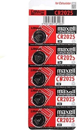 Immagine prodotto Maxell Cella a bottone CR2025 (1 pz., CR2025, 170 mAh)