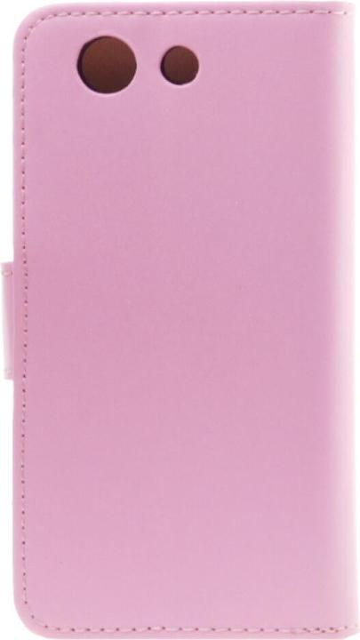 Image du produit NoName Slim Book Case en cuir pour Sony Xperia Z3 Compact rose (Sony Xperia Z3 Compact)