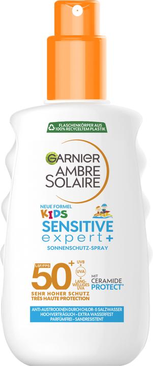 Garnier Ambre Solaire Sensitive Kids (Sonnenspray, SPF 50+, 150 ml, 186 g)