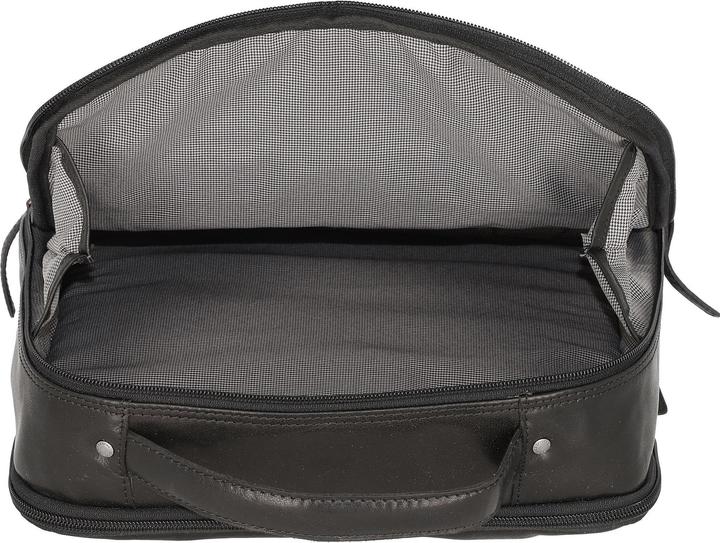 Actual product image Spikes & Sparrow & Sparrow Authentic Leren Laptop Rugtas - 17 inch - Zwart (13 l)