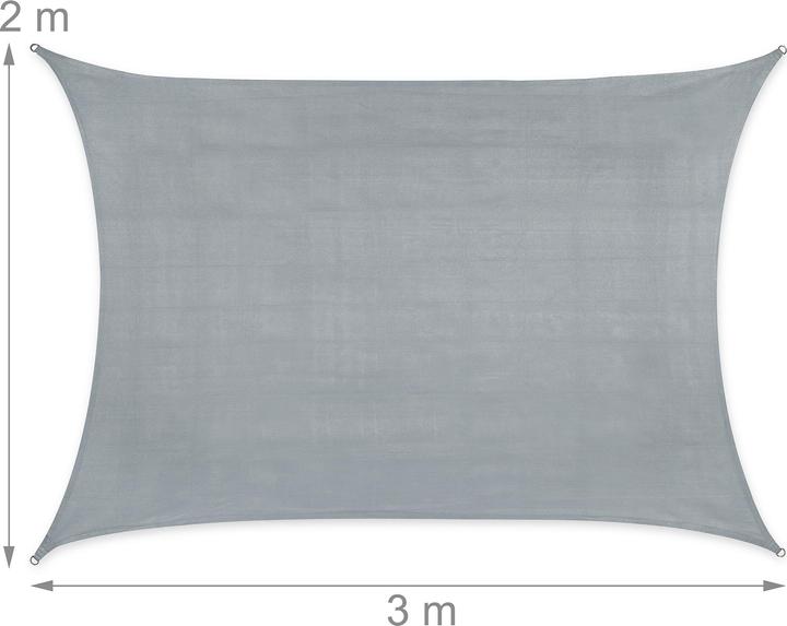 Actual product image Relaxdays Sonnensegel (300 x 200 x 0.2 cm)
