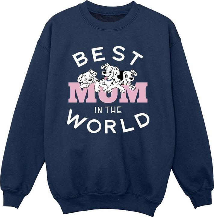 Immagine prodotto Disney 101 Dalmatians Best Mum In The World Felpa Ragazze (104)