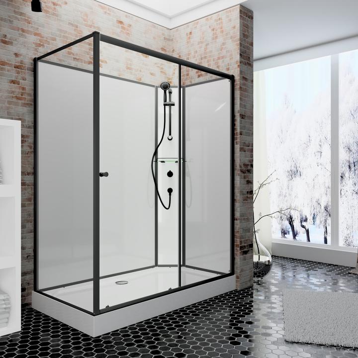 Schulte Komplettdusche Ecklösung (120 cm, 90 cm, 204 cm)