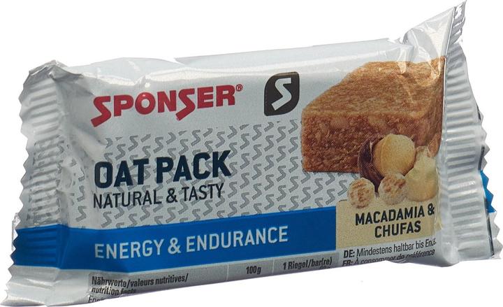 Actual product image Sponser Oat Pack (Macadamia nut, Chufas, 1 pcs., 60 g)