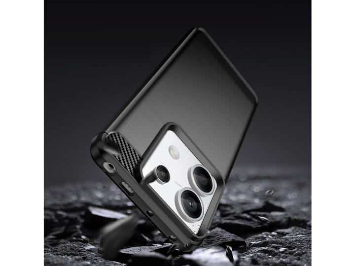 Immagine prodotto Screenguard Custodia morbida in carbonio spazzolato (Xiaomi Redmi Note 13 Pro 5G)