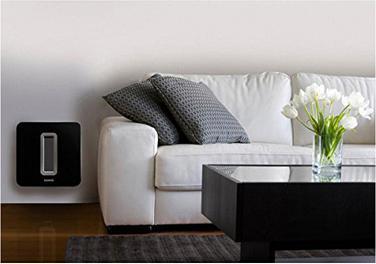 Immagine prodotto Flexson Montaggio a parete per Sonos Sub, nero (1 pz., Installazione a parete, Perno di rotazione, Inclinabile)