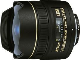 Immagine prodotto Nikon AF DX Fisheye- 10.5mm, f/2.8 G ED - (EU) (Nikon DX, APS-C / DX)