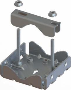 Immagine prodotto Cambium Networks Staffa di montaggio universale per pali con diametro da 1" a 3".