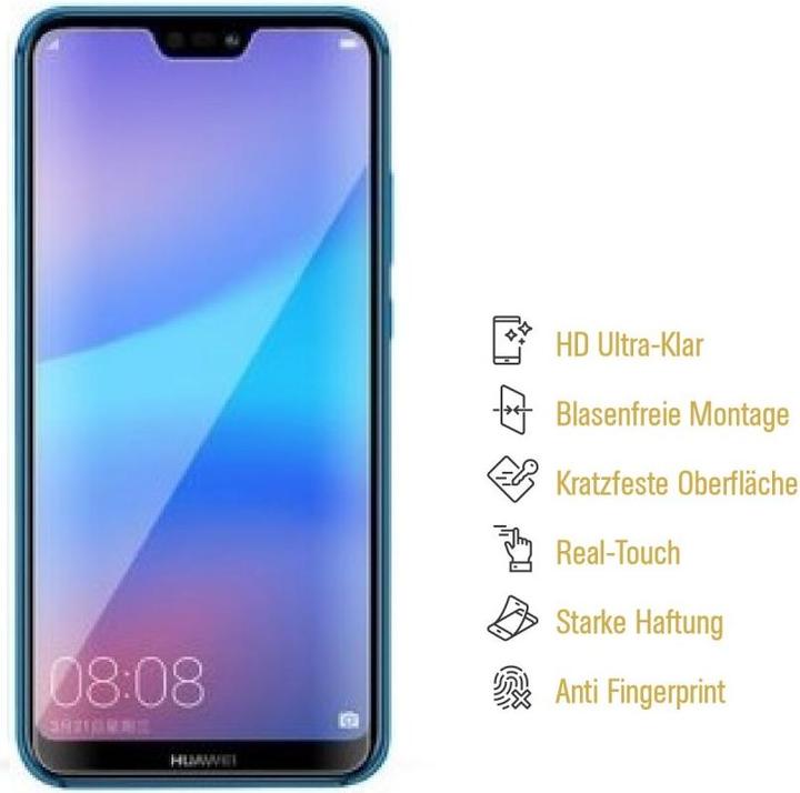 Produktbild Protectorking 3x Panzerfolie Anti-Shock HD Klar (3 Stück, Huawei P20 Lite)