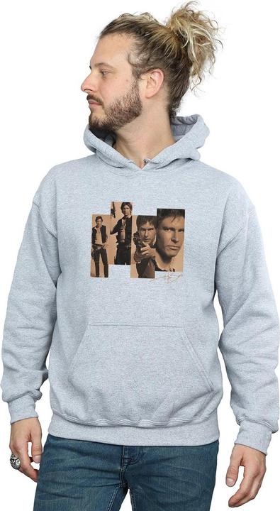 Immagine prodotto Star Wars Han Solo Photoshoot Felpa con Cappuccio Uomo (L)
