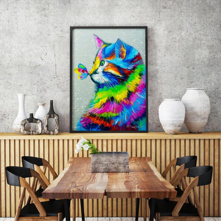 Immagine prodotto Enjoy Puzzle ENJOY-1781 - Gatto e farfalla luminosi, puzzle da 1000 pezzi (1000 pezzi)