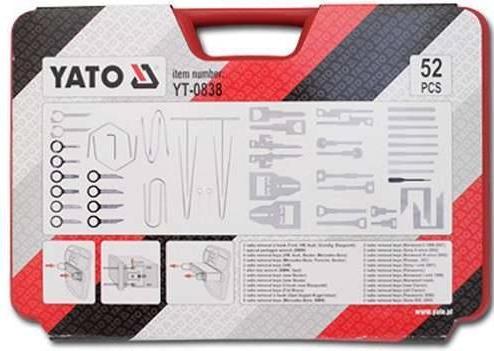 Immagine prodotto Yato Kit di smontaggio autoradio, 52 pezzi.