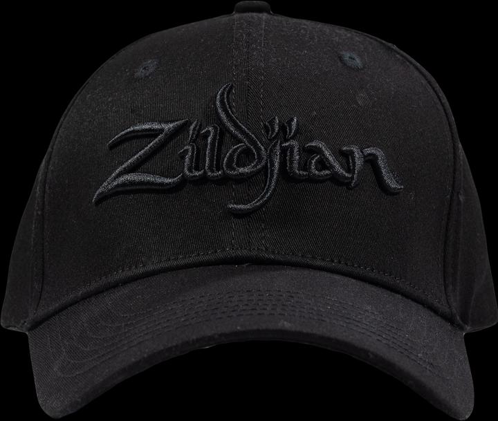 Zildjian Baseball Cap, Blackout Stretch Fit Hat, L/XL, schwarz (XL)